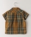 SHIPS KIDS:リネン オープンカラー 半袖 シャツ(90cm)