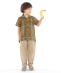 SHIPS KIDS:リネン オープンカラー 半袖 シャツ(100〜130cm)