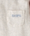 SHIPS KIDS:ラウンドヘム ポケット ロゴ TEE(80〜90cm)