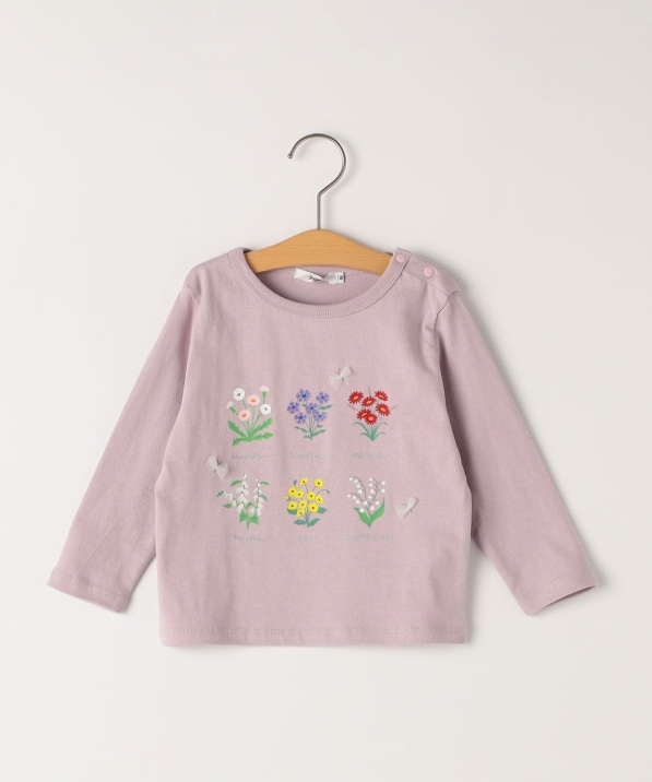 SHIPS KIDS:80�`90cm / �t�����[ �u�b�N ���� TEE