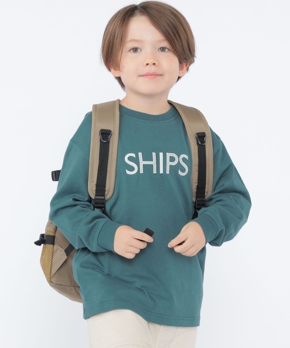 SHIPS KIDS:100�`130cm/�h�J ���S �����O�X���[�u T�V���c