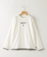 ARCH&LINE:CLEAR COTTON HAPPY & 長袖 TEE(155cm) ホワイト