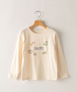 SHIPS KIDS:80�`90cm / �A�t�^�k�[���e�B�[ ���`�[�t ���� TEE