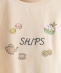 SHIPS KIDS:140〜150cm / アフタヌーンティー モチーフ 長袖 TEE