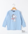 SHIPS KIDS:100�`130cm / PEANUTS FA �v�����g �����O�X���[�u T�V���c ���C�g�u���[