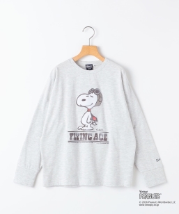 SHIPS KIDS:140�`160cm / PEANUTS FA �v�����g �����O�X���[�u T�V���c