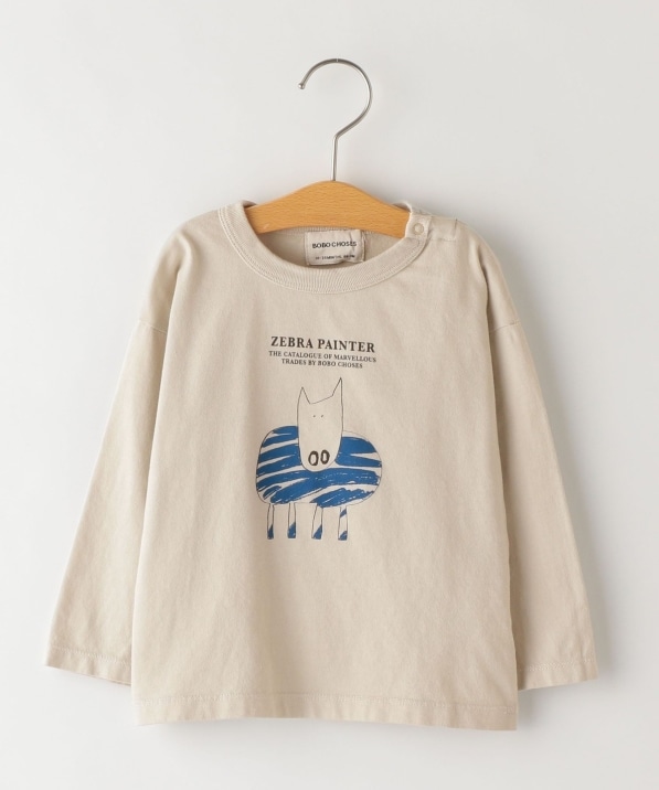 BOBO CHOSES:Zebra Painter Long Sleeve T-Shirt(80～90cm)｜ SHIPS