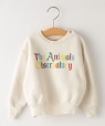 The Animals Observatory:Bear Baby Sweatshirt ナチュラル
