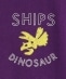 SHIPS KIDS:100〜130cm / ミニ裏毛 恐竜 ワンポイント TEE