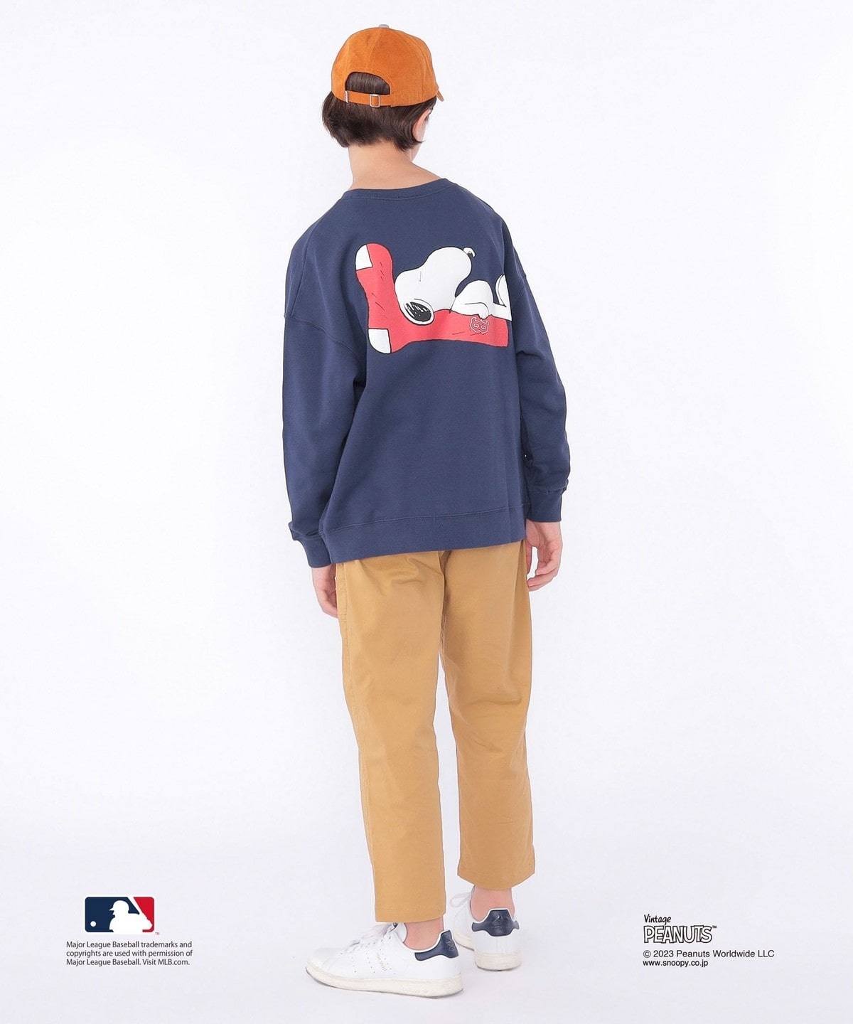 SHIPS KIDS:145～170cm / スヌーピー×MLB スウェット-