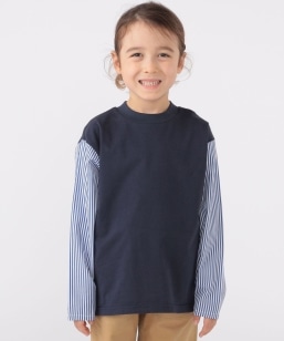 SHIPS KIDS:100`130cm / p^[ ؑ  TEE