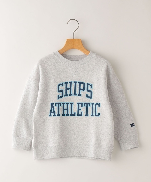 SHIPS KIDS別注】RUSSELL ATHLETIC:100～160cm / ロゴ スウェット