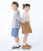 SHIPS KIDS:100�`130cm /�N���C�W�[�p�^�[�� �{�[�_�[ �����O�X���[�u T�V���c