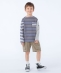 SHIPS KIDS:100�`130cm /�N���C�W�[�p�^�[�� �{�[�_�[ �����O�X���[�u T�V���c