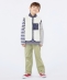 SHIPS KIDS:100�`130cm /�N���C�W�[�p�^�[�� �{�[�_�[ �����O�X���[�u T�V���c