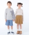 SHIPS KIDS:100�`130cm /�N���C�W�[�p�^�[�� �{�[�_�[ �����O�X���[�u T�V���c
