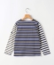 SHIPS KIDS:140�`160cm /�N���C�W�[�p�^�[�� �{�[�_�[ �����O�X���[�u T�V���c