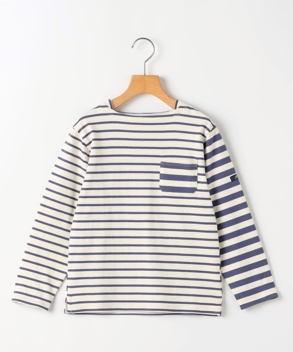 SHIPS KIDS:140�`160cm /�N���C�W�[�p�^�[�� �{�[�_�[ �����O�X���[�u T�V���c