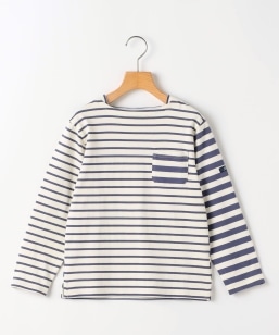 SHIPS KIDS:140�`160cm /�N���C�W�[�p�^�[�� �{�[�_�[ �����O�X���[�u T�V���c