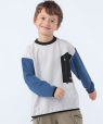 SHIPS KIDS:120�`130cm /�q�z�������rOcta(R) �����O�X���[�u �J�b�g�\�[ ���C�g�O���[