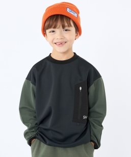 SHIPS KIDS:120�`130cm /�q�z�������rOcta(R) �����O�X���[�u �J�b�g�\�[