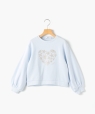 SHIPS KIDS:80�`90cm /�X�p���R�[���t�����[ �n�[�g �X�E�F�b�g �T�b�N�X�u���[