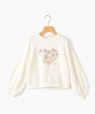 SHIPS KIDS:100�`130cm /�X�p���R�[���t�����[ �n�[�g �X�E�F�b�g �I�t�z���C�g