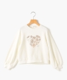 SHIPS KIDS:140�`150cm /�X�p���R�[���t�����[ �n�[�g �X�E�F�b�g �I�t�z���C�g
