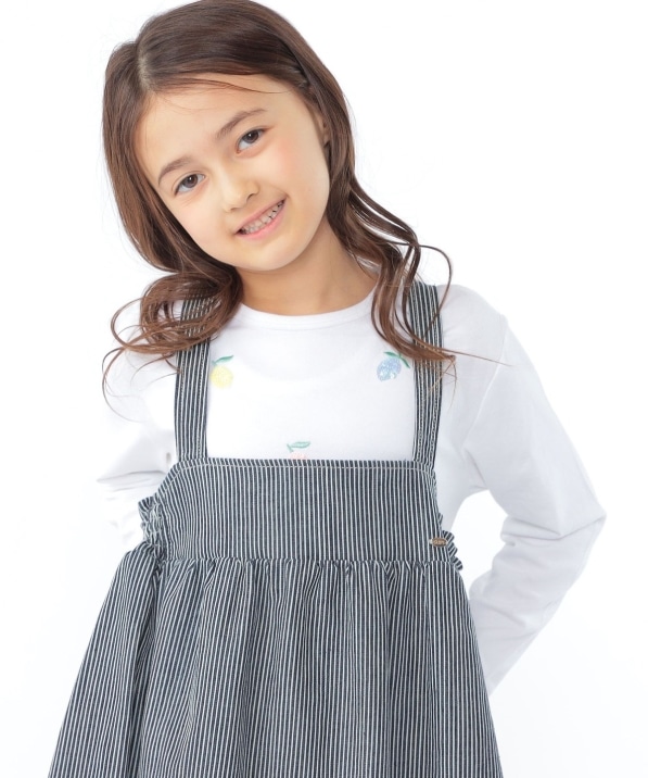 SHIPS KIDS:100�`130cm /������ �X�p���R�[�� �h�J �����O�X���[�u T�V���c