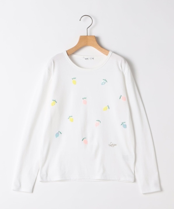 SHIPS KIDS:140�`150cm /������ �X�p���R�[�� �h�J �����O�X���[�u T�V���c