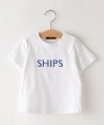 SHIPS KIDS:SHIPS ロゴ TEE(80〜90cm) ライトホワイト