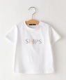 SHIPS KIDS:SHIPS ロゴ TEE(80〜90cm) ホワイト系