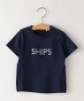 SHIPS KIDS:SHIPS ロゴ TEE(80〜90cm) ネイビー
