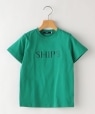 SHIPS KIDS:SHIPS ロゴ TEE(100〜160cm) グリーン