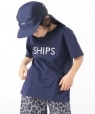 SHIPS KIDS:SHIPS ロゴ TEE(100〜160cm) ネイビー