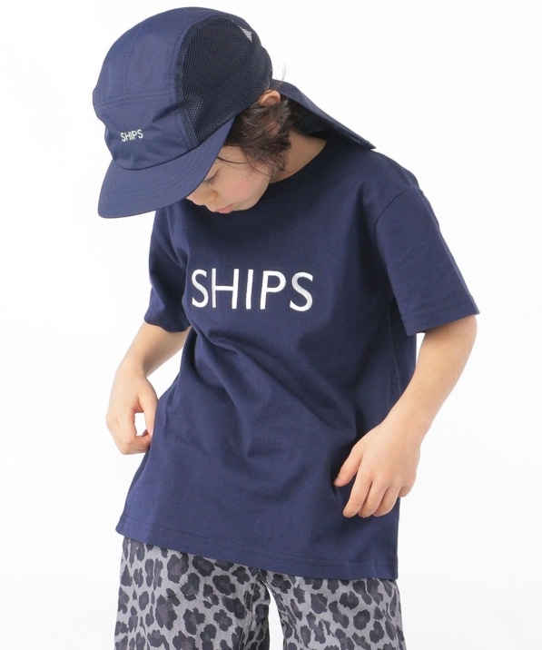 SHIPS KIDS:SHIPS ロゴ TEE(100〜160cm)