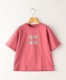 ARCH&LINE:オーガニック クリア コットン OH TEE(110〜145cm) ピンク