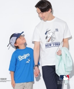 SHIPS KIDS:100`125cm / PEANUTS×MLB vg TVc