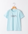 SHIPS KIDS:80�`90cm / SHIPS ���S TEE ���C�g�u���[