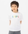 SHIPS KIDS:＜ファミリーおそろい＞SHIPS ロゴ TEE(100〜160cm) ホワイト系