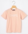 SHIPS KIDS:＜ファミリーおそろい＞SHIPS ロゴ TEE(100〜160cm) ピンク