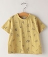 SHIPS KIDS:���� �v�����g ���� TEE(80�`90cm) ���C�g�C�G���[