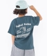 【SHIPS KIDS別注】RUSSELL ATHLETIC:100〜160cm / グラフィック ロゴ プリントTEE コバルトブルー