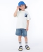 【SHIPS KIDS別注】RUSSELL ATHLETIC:100〜160cm / ロゴ TEE