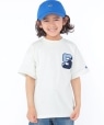 【SHIPS KIDS別注】RUSSELL ATHLETIC:100〜160cm / ロゴ TEE ホワイト