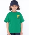 【SHIPS KIDS別注】RUSSELL ATHLETIC:100〜160cm / ロゴ TEE グリーン