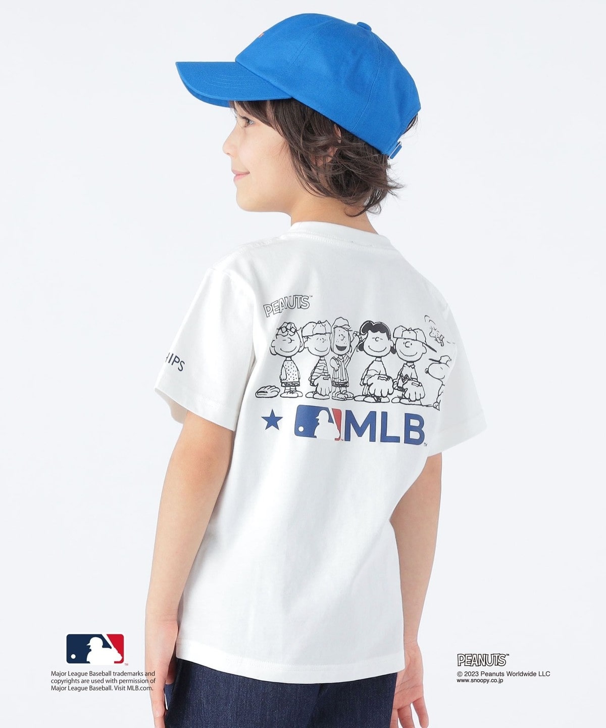 SHIPS KIDS:100～170cm / スヌーピー×MLB TEE: Tシャツ/カットソー