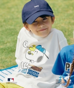 SHIPS KIDS:100`125cm / Xk[s[×MLB TEE