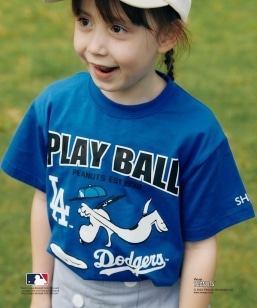 SHIPS KIDS:100`125cm / Xk[s[×MLB TEE