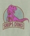 SHIPS KIDS:恐竜 UV プリント 半袖 TEE(90cm)